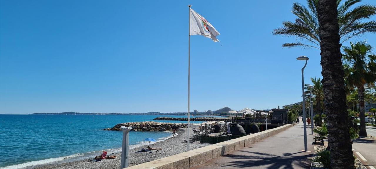 Studio De La Plage - Mer, Terrasse Et Garage Cagnes-sur-Mer Eksteriør billede
