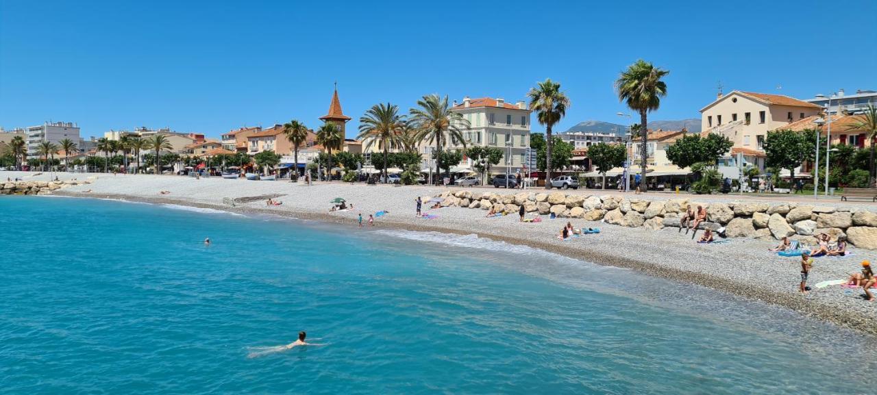 Studio De La Plage - Mer, Terrasse Et Garage Cagnes-sur-Mer Eksteriør billede